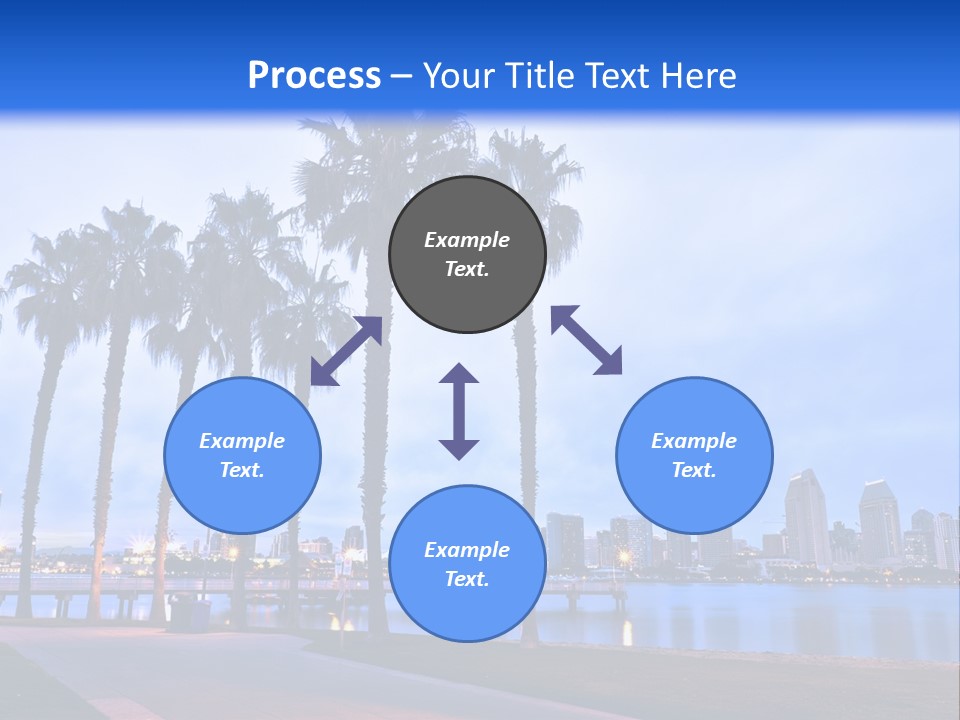 Line Harbor San PowerPoint Template