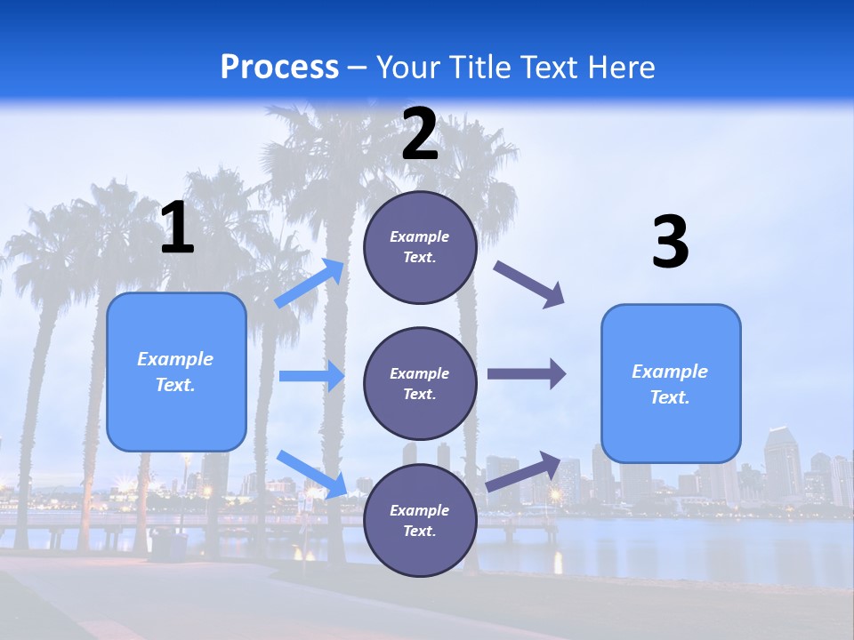 Line Harbor San PowerPoint Template