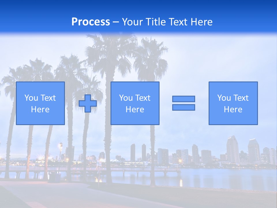 Line Harbor San PowerPoint Template
