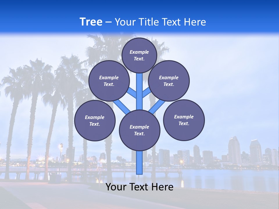 Line Harbor San PowerPoint Template