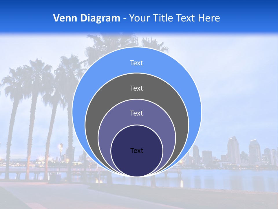 Line Harbor San PowerPoint Template