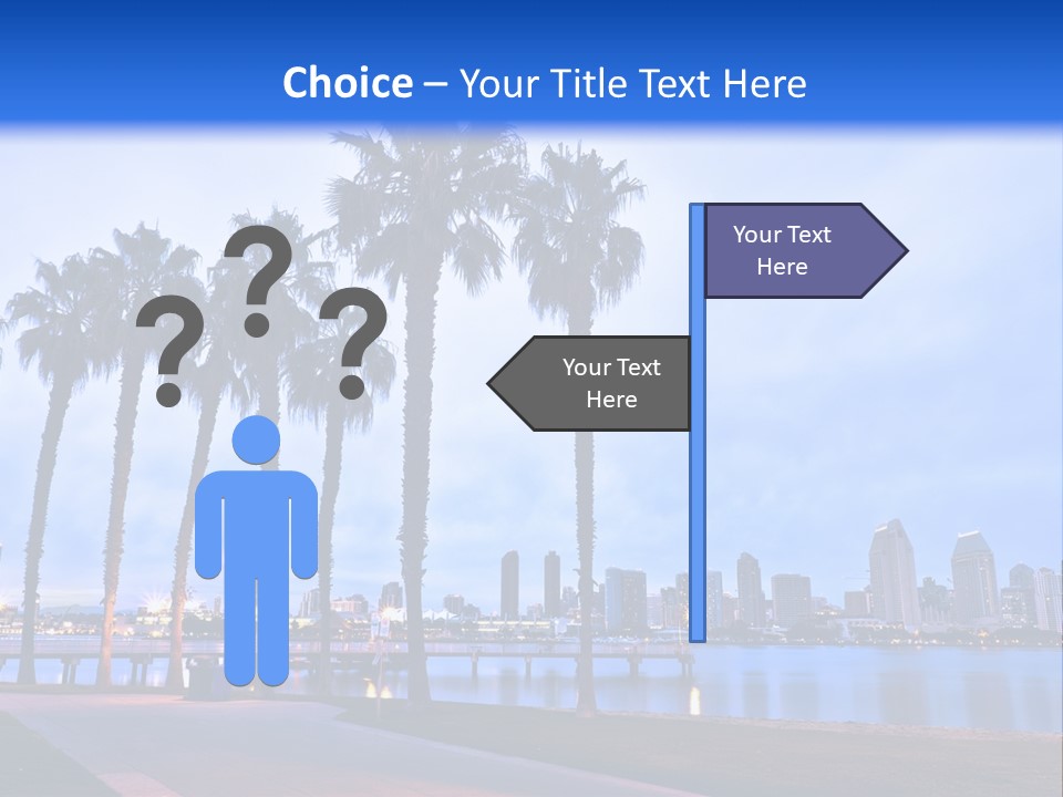 Line Harbor San PowerPoint Template