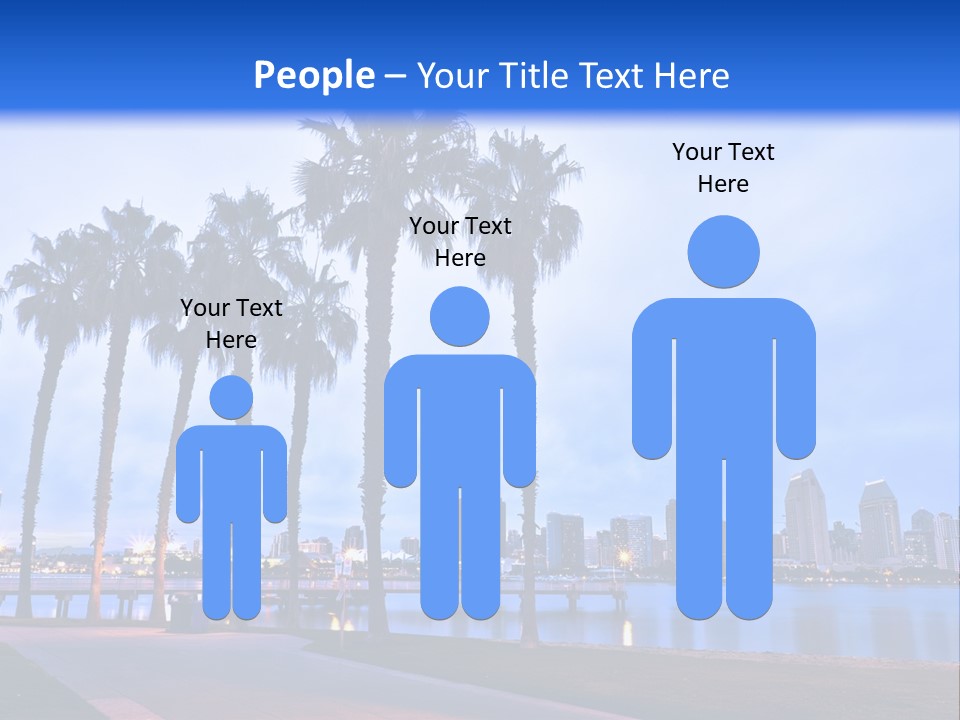 Line Harbor San PowerPoint Template