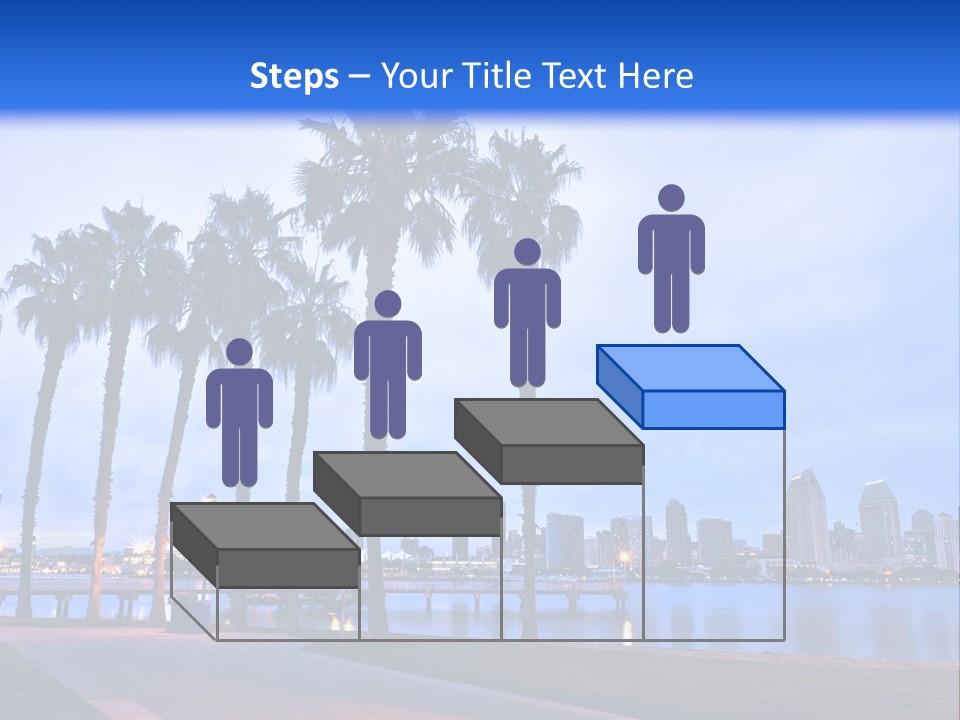 Line Harbor San PowerPoint Template