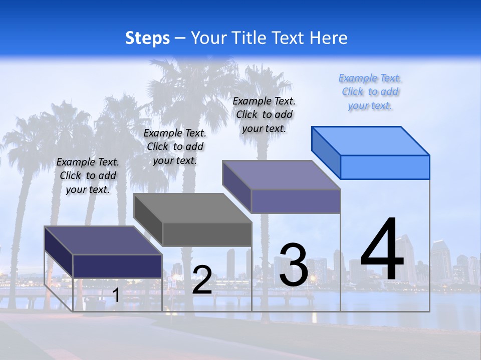 Line Harbor San PowerPoint Template