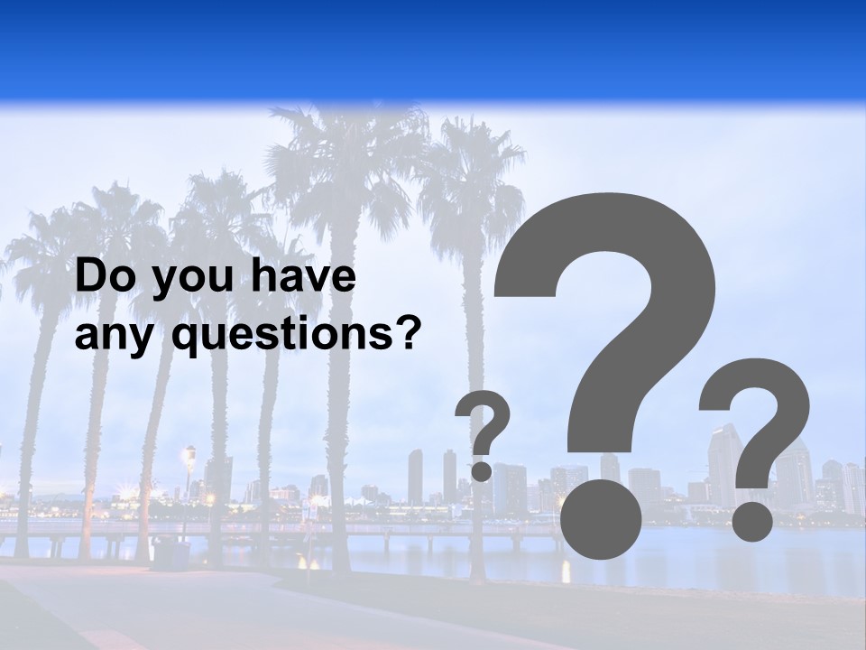 Line Harbor San PowerPoint Template