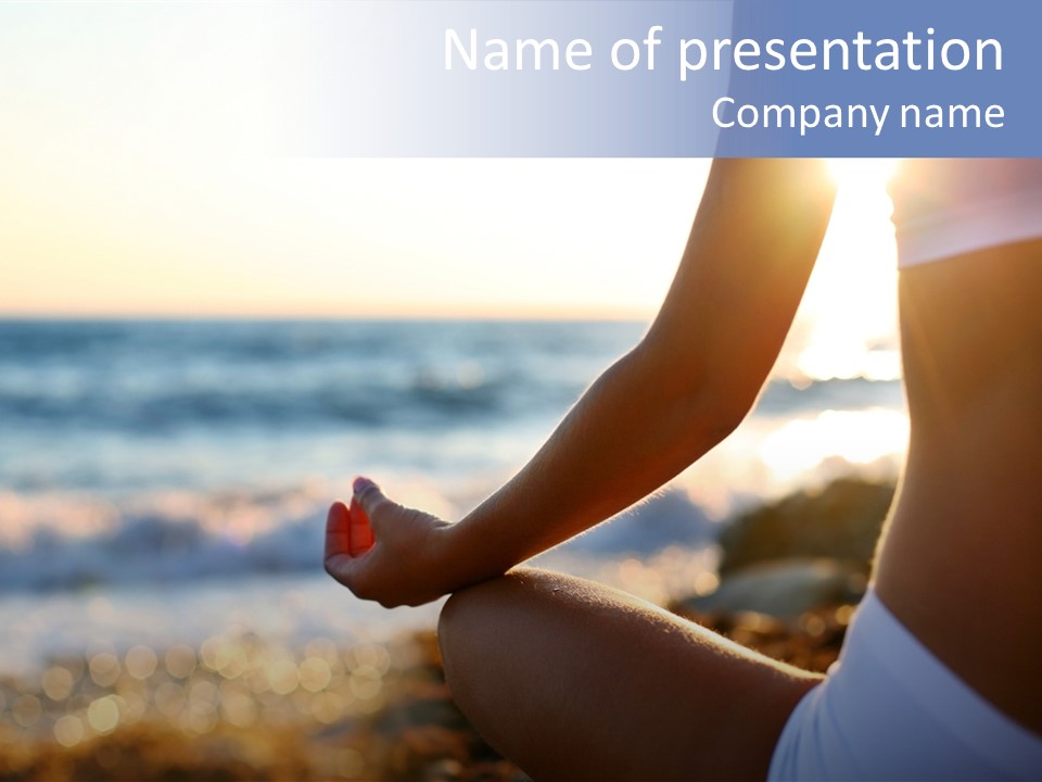 Zone Zen Woman PowerPoint Template