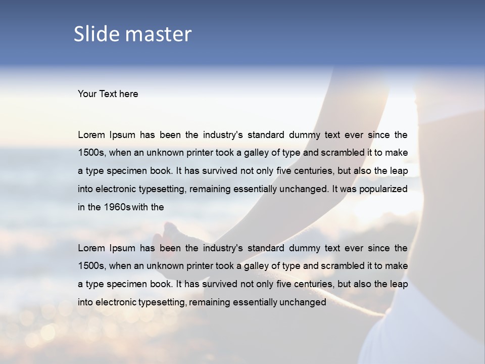 Zone Zen Woman PowerPoint Template