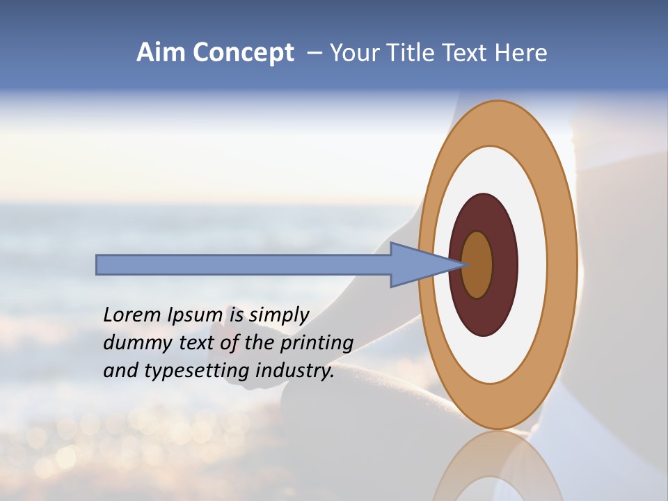 Zone Zen Woman PowerPoint Template