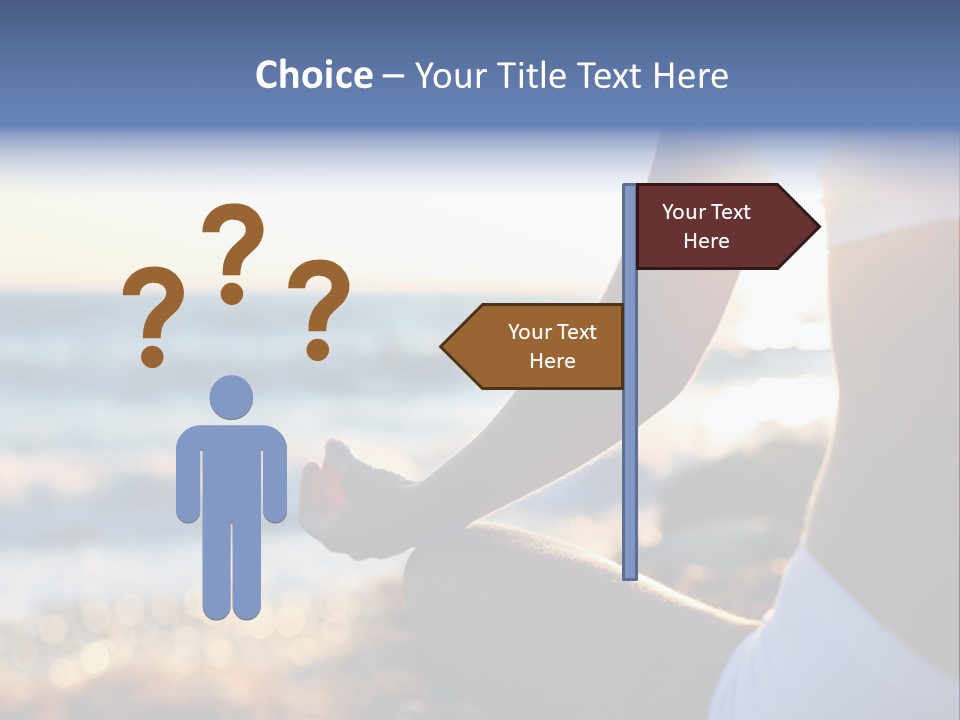 Zone Zen Woman PowerPoint Template