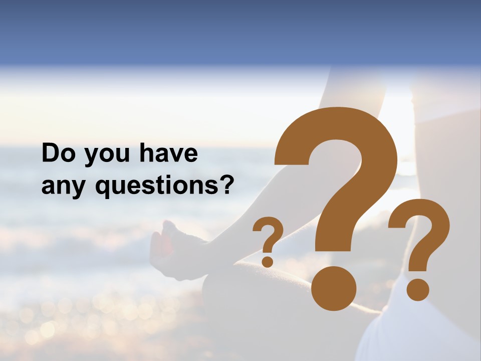 Zone Zen Woman PowerPoint Template