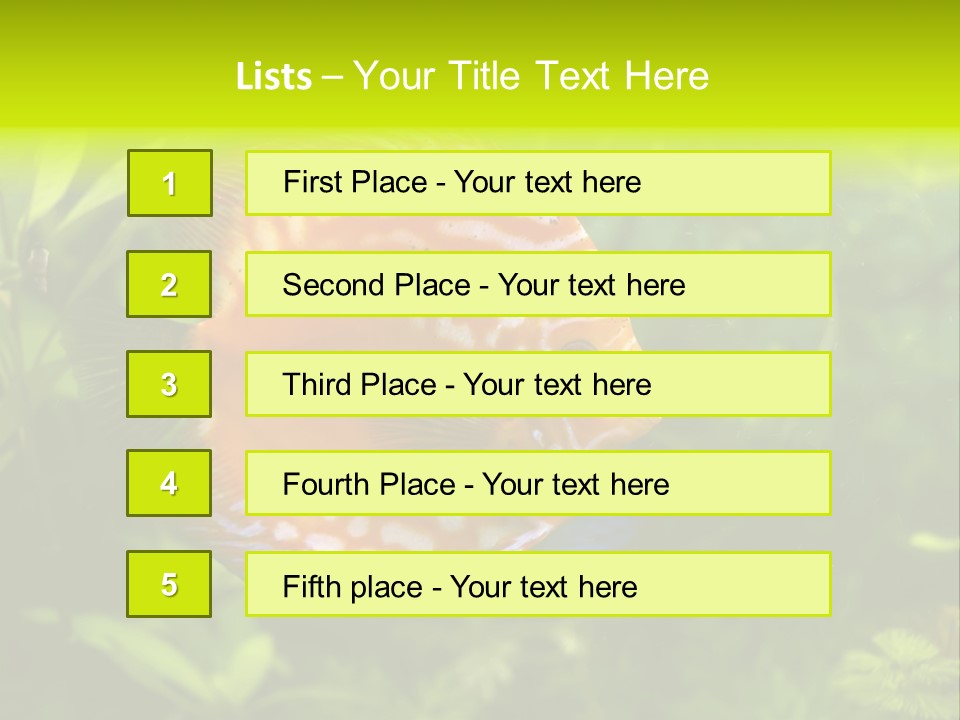 Underwater Wild White PowerPoint Template