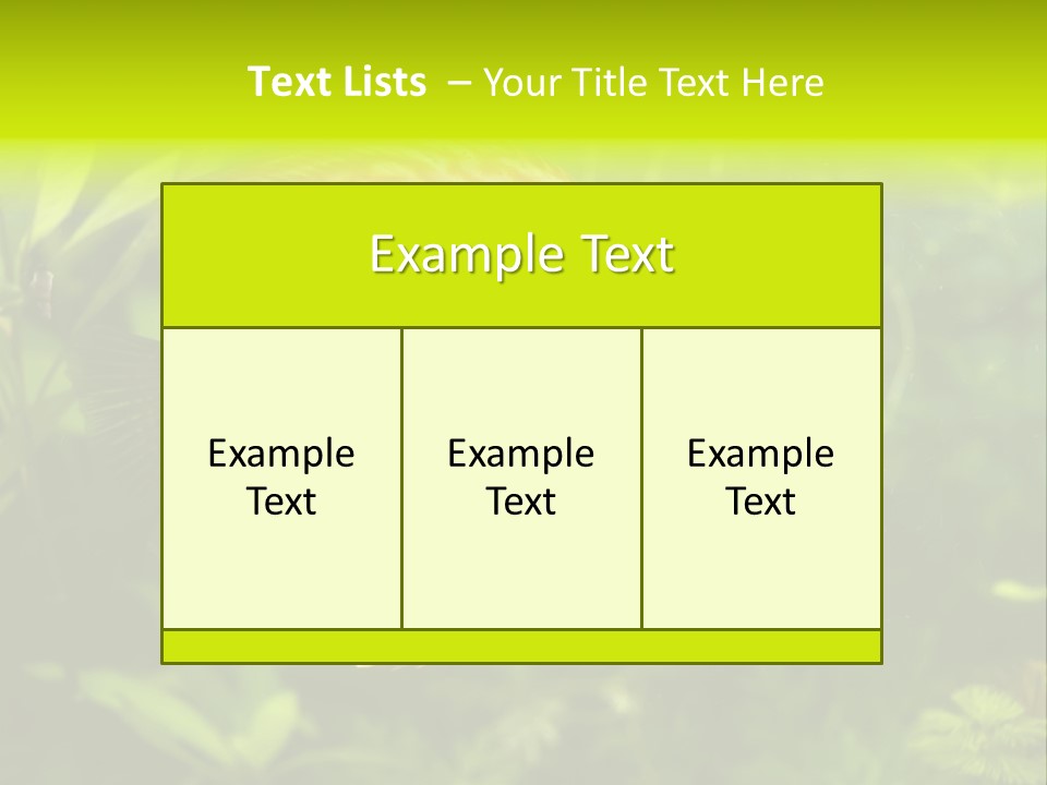 Underwater Wild White PowerPoint Template