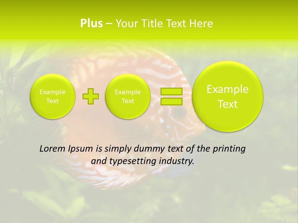 Underwater Wild White PowerPoint Template