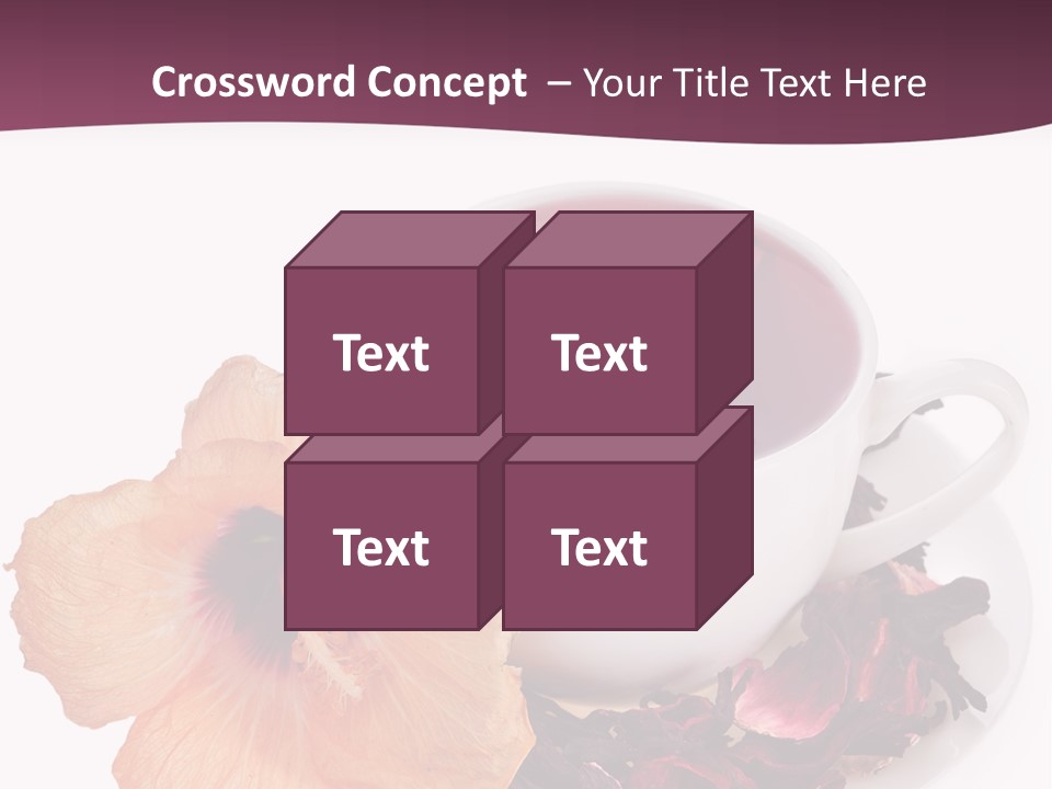 Flower Closeup Natural PowerPoint Template