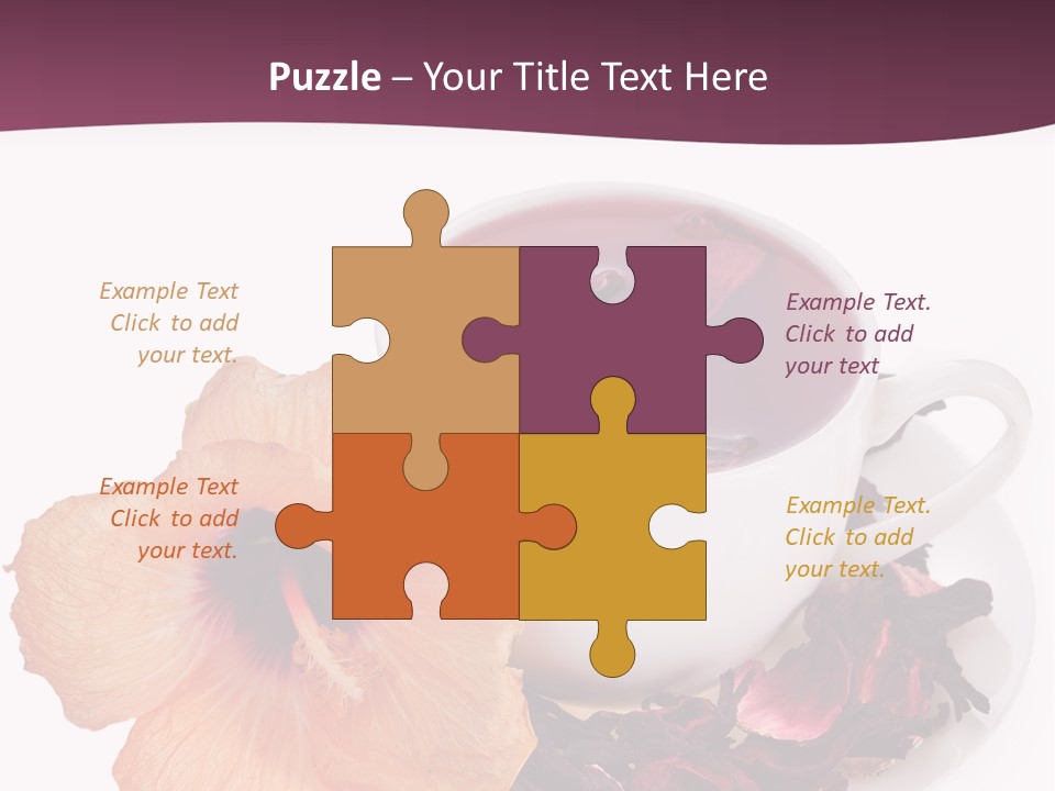 Flower Closeup Natural PowerPoint Template