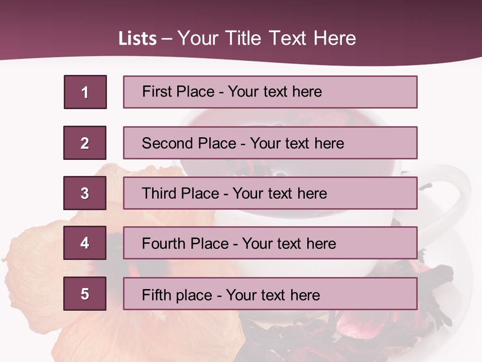 Flower Closeup Natural PowerPoint Template