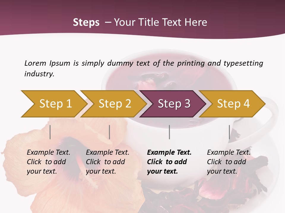 Flower Closeup Natural PowerPoint Template