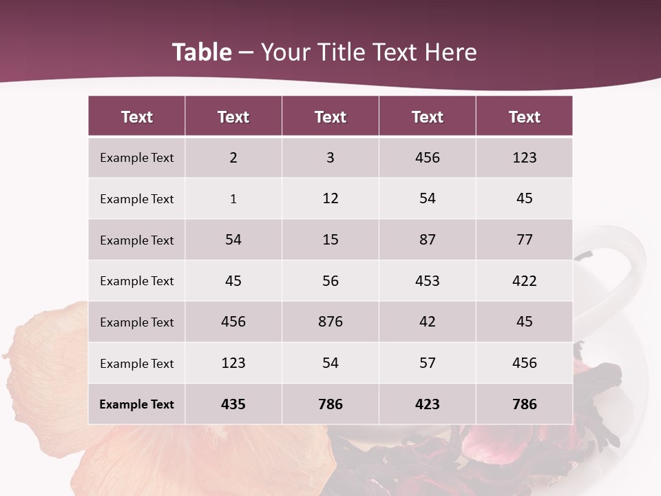 Flower Closeup Natural PowerPoint Template