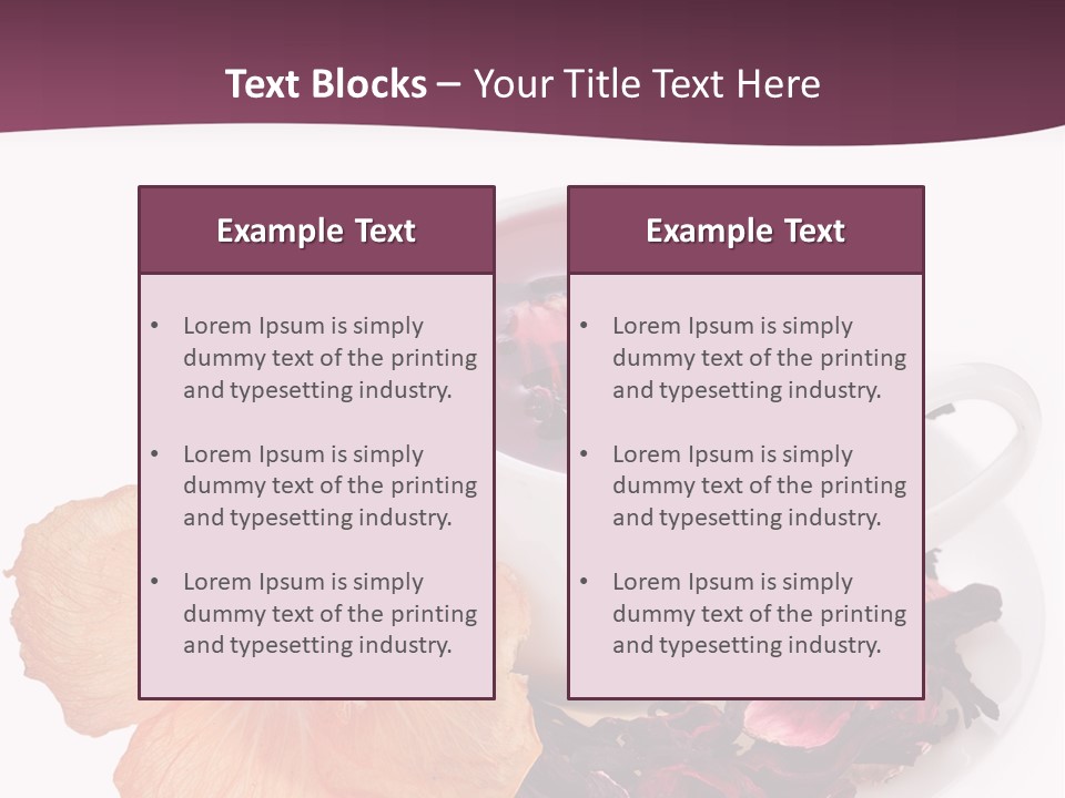 Flower Closeup Natural PowerPoint Template