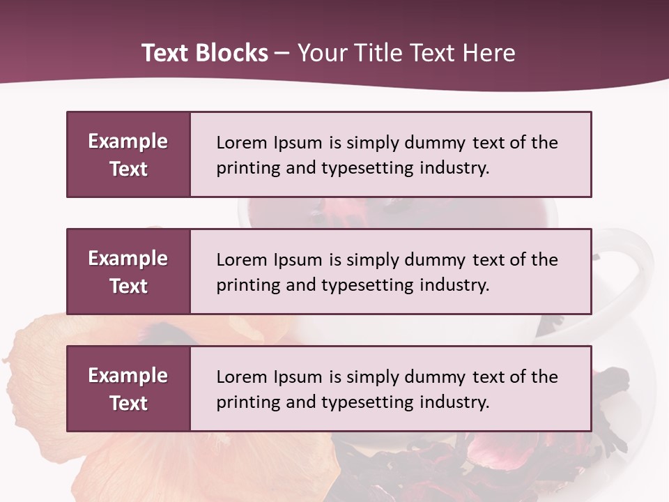 Flower Closeup Natural PowerPoint Template