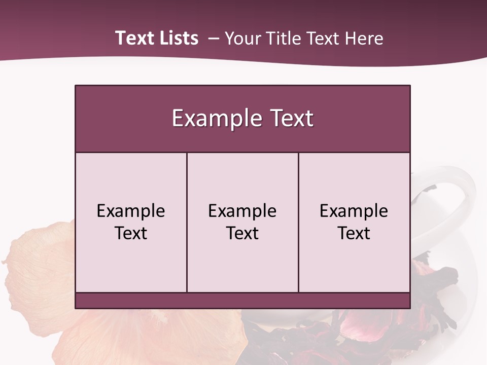Flower Closeup Natural PowerPoint Template