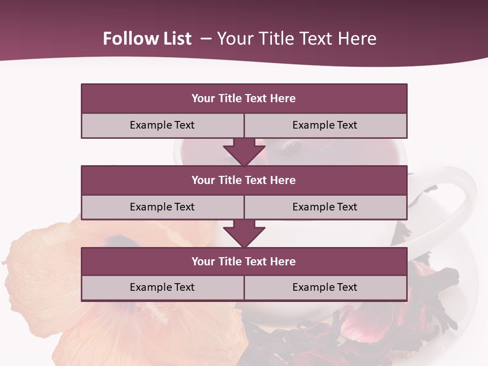 Flower Closeup Natural PowerPoint Template