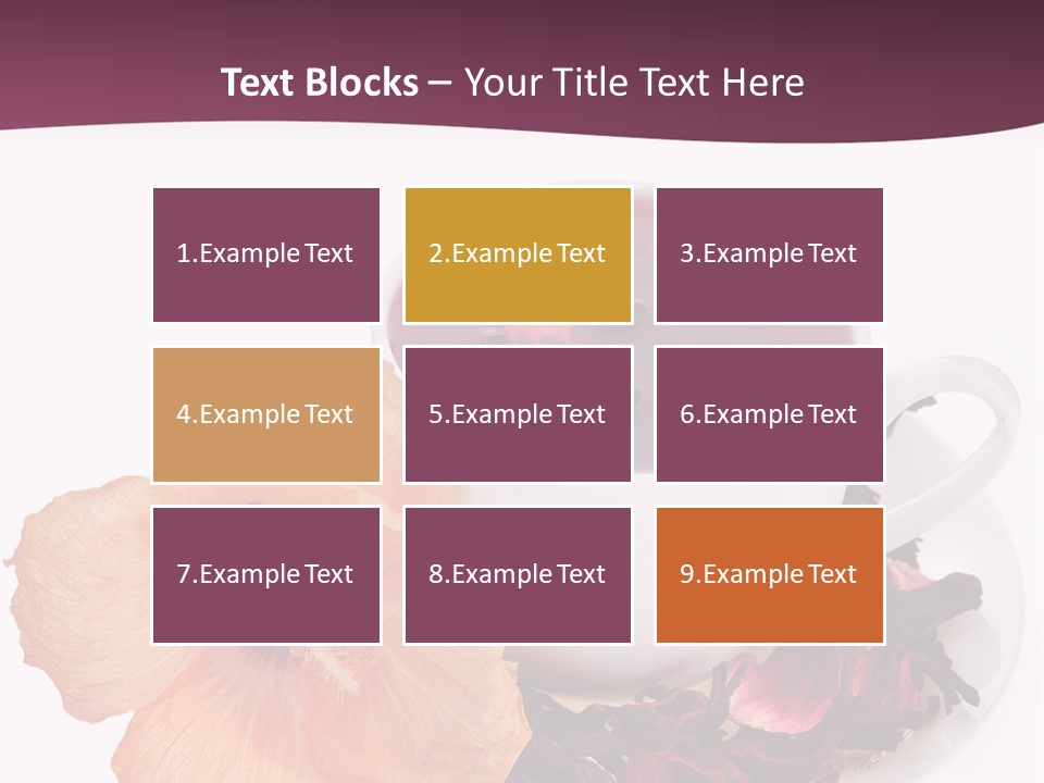 Flower Closeup Natural PowerPoint Template