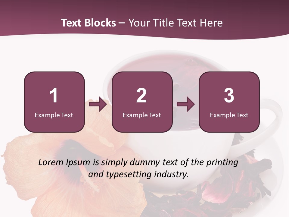 Flower Closeup Natural PowerPoint Template