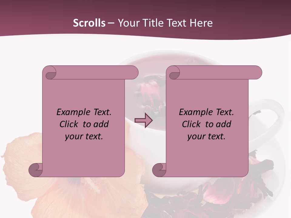 Flower Closeup Natural PowerPoint Template