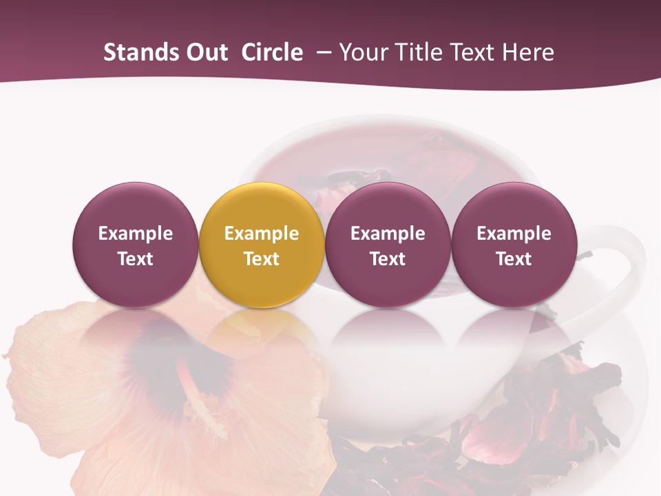 Flower Closeup Natural PowerPoint Template