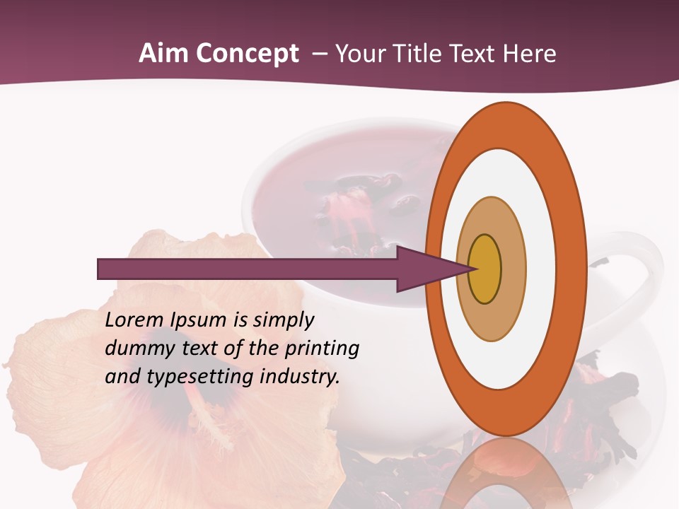 Flower Closeup Natural PowerPoint Template