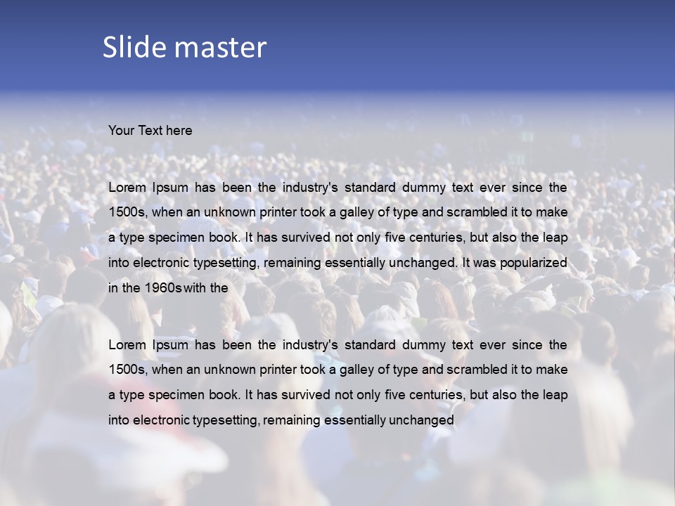 View Street Urban PowerPoint Template