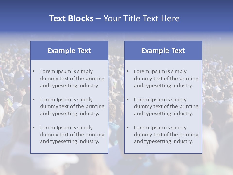 View Street Urban PowerPoint Template