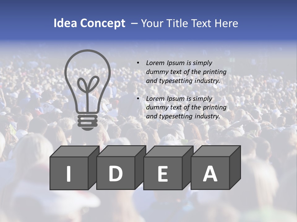 View Street Urban PowerPoint Template