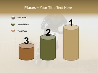 Race One Runner PowerPoint Template