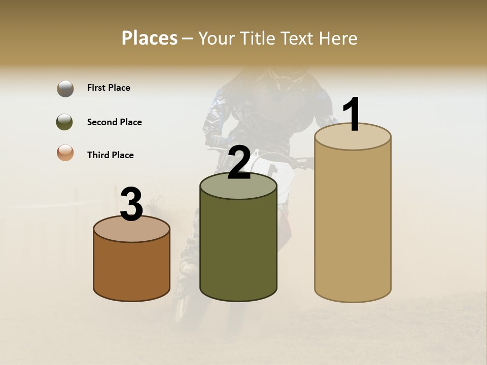 Race One Runner PowerPoint Template