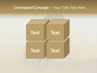 Race One Runner PowerPoint Template