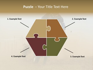 Race One Runner PowerPoint Template