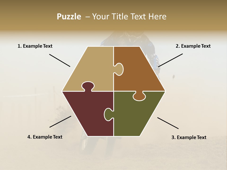 Race One Runner PowerPoint Template