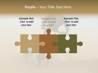 Race One Runner PowerPoint Template