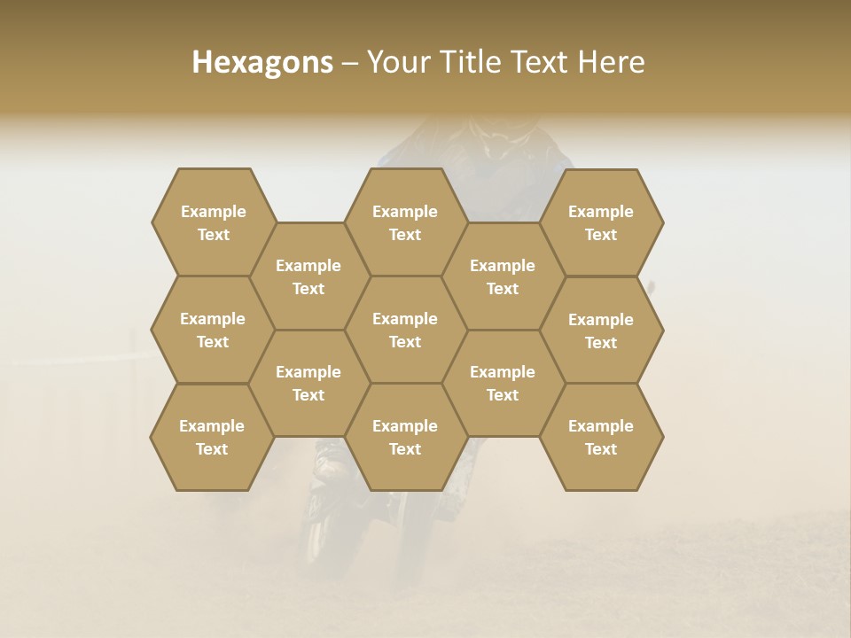 Race One Runner PowerPoint Template