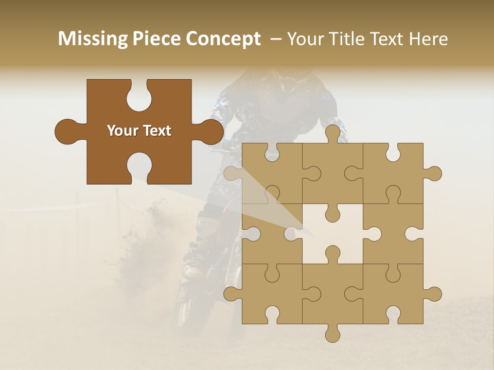 Race One Runner PowerPoint Template