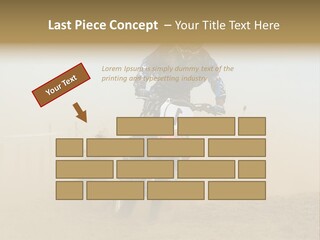 Race One Runner PowerPoint Template
