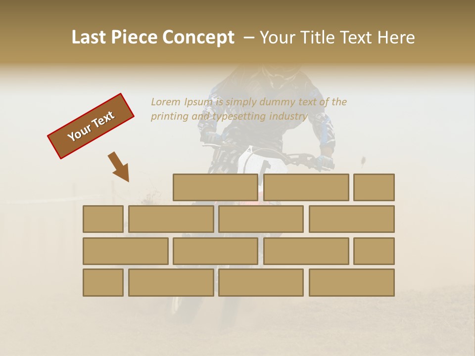 Race One Runner PowerPoint Template