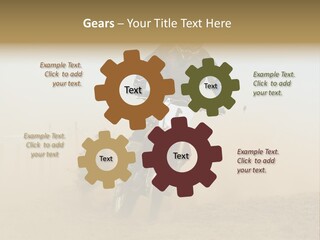 Race One Runner PowerPoint Template