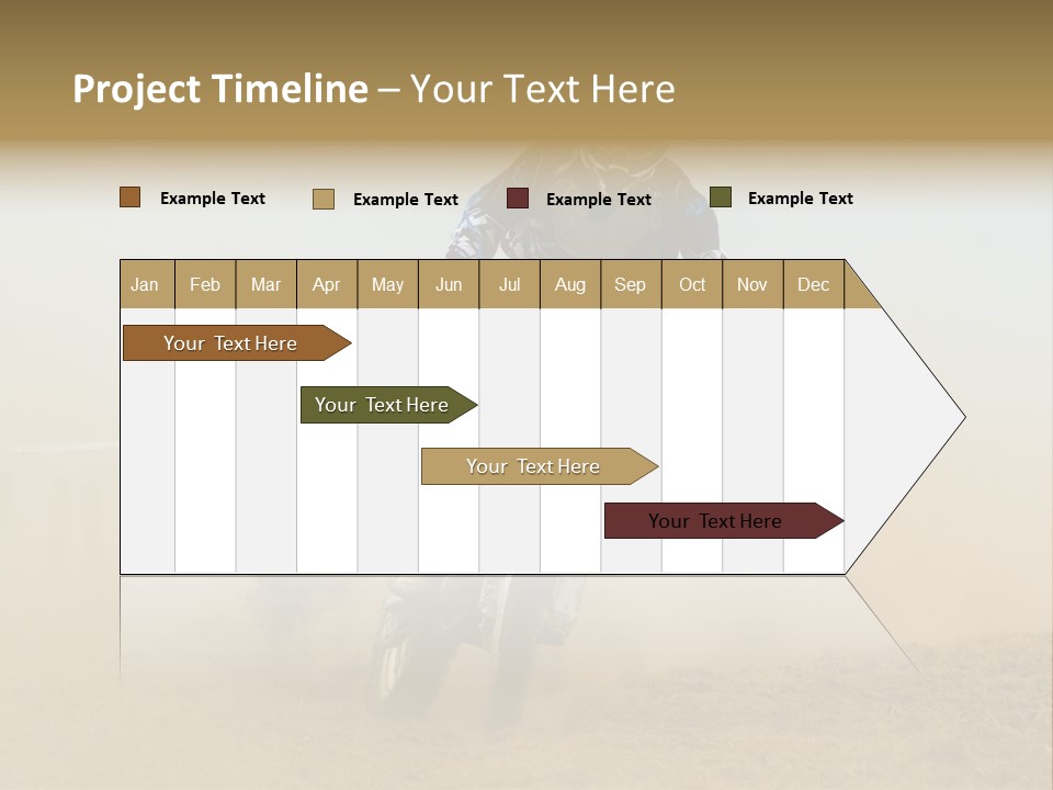 Race One Runner PowerPoint Template