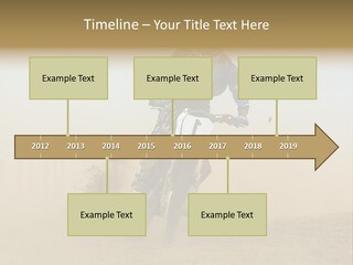 Race One Runner PowerPoint Template