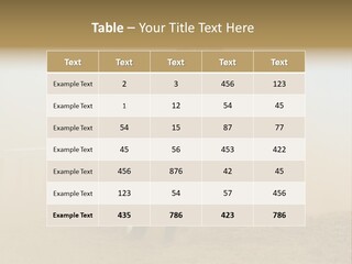 Race One Runner PowerPoint Template