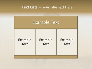 Race One Runner PowerPoint Template